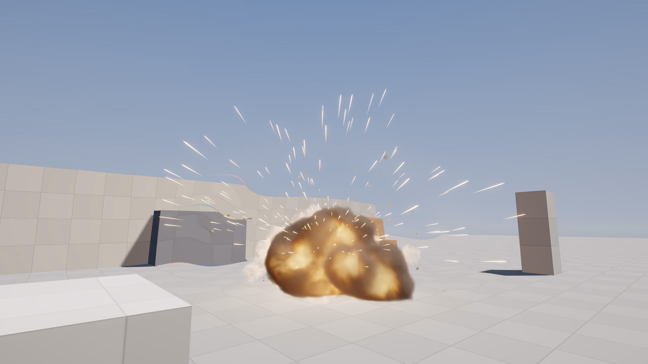 HE explosion