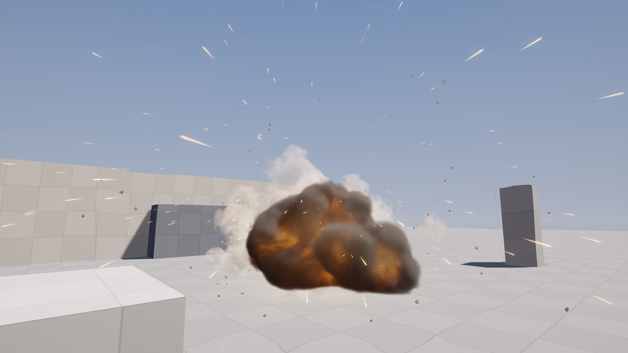 HE explosion