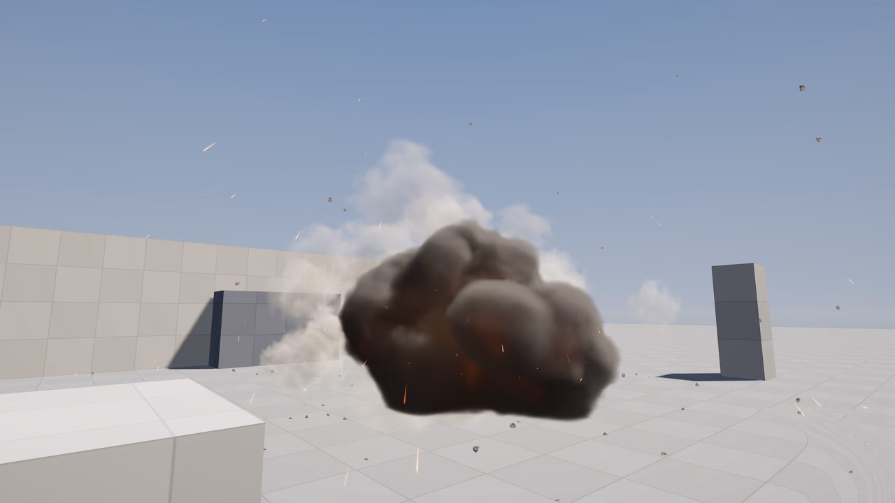 HE explosion