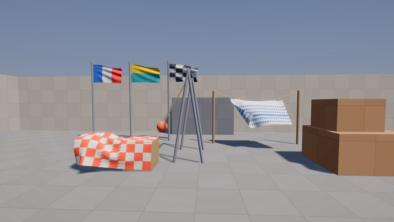Cloth and rope