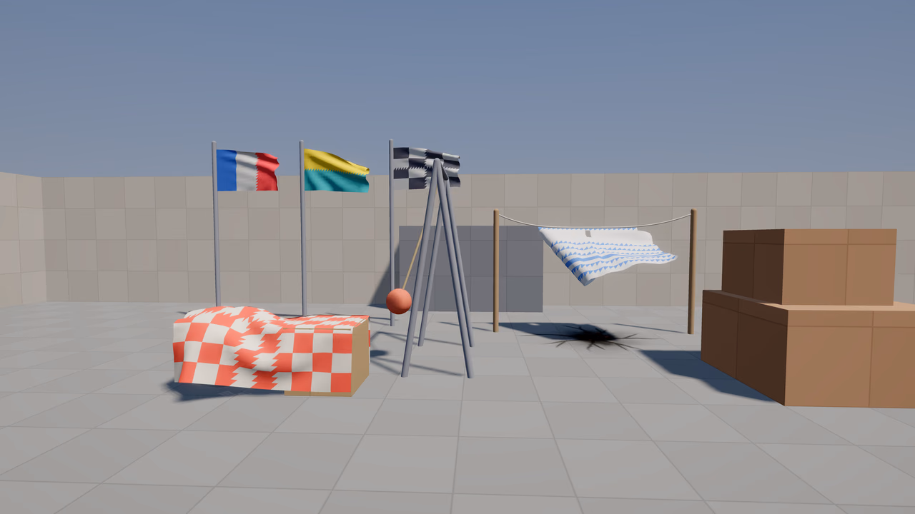 Cloth and rope