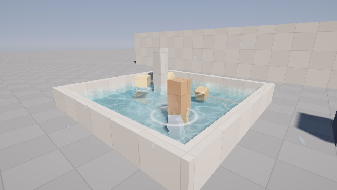 Floating crates