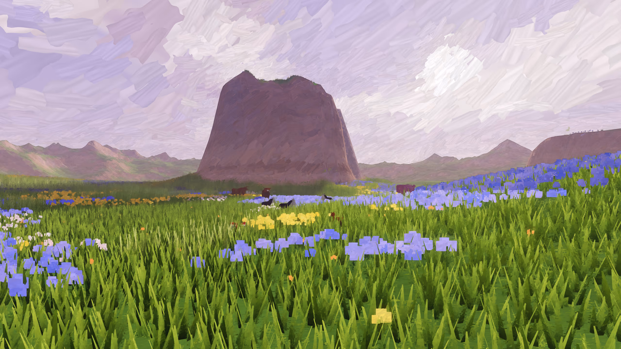 Painted meadow