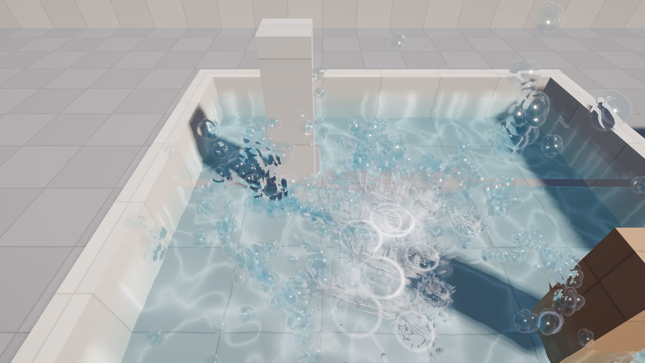 Water bending: wall