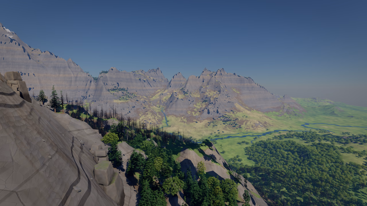 Alpine cliffs